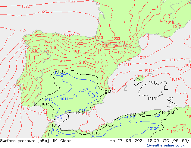 Bodendruck UK-Global Mo 27.05.2024 18 UTC