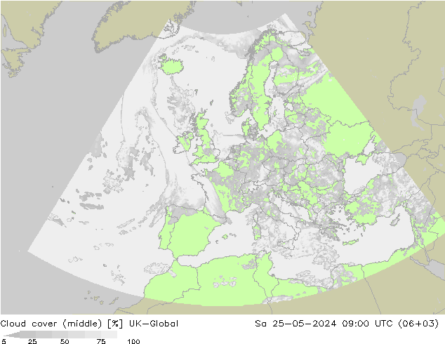 облака (средний) UK-Global сб 25.05.2024 09 UTC