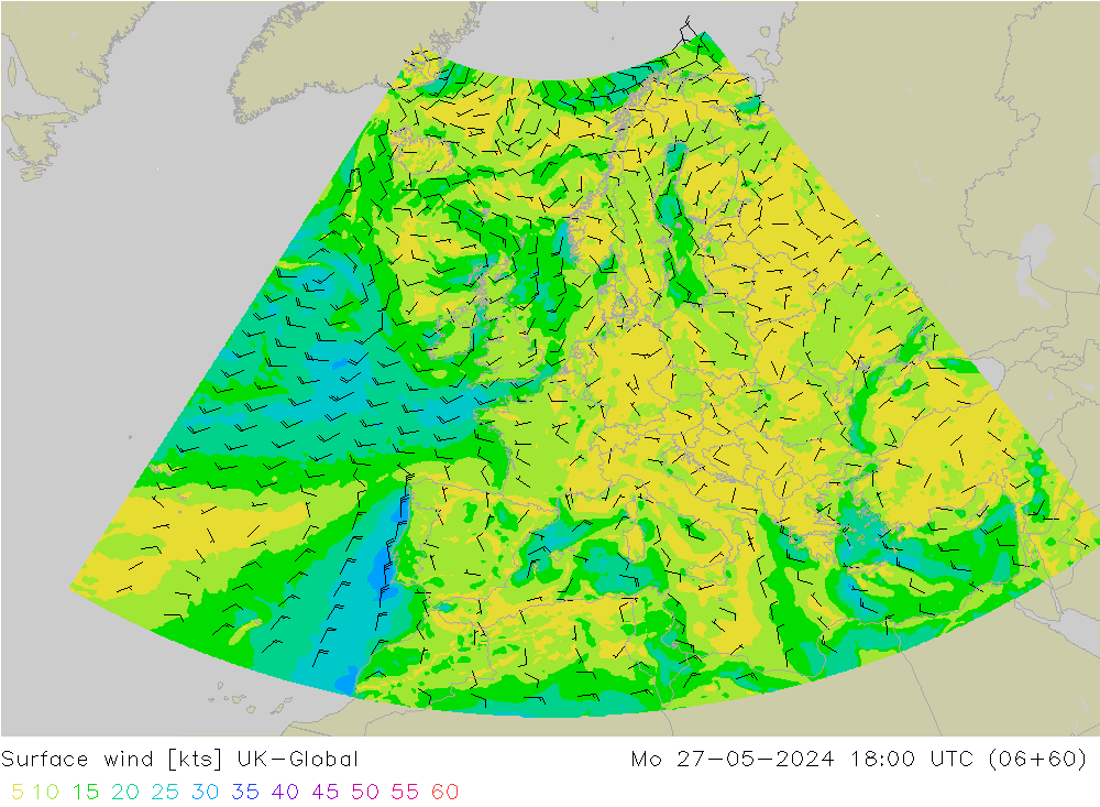 Bodenwind UK-Global Mo 27.05.2024 18 UTC