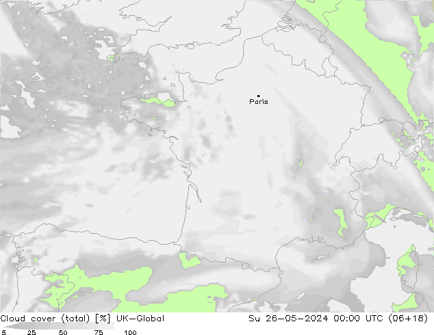 Bulutlar (toplam) UK-Global Paz 26.05.2024 00 UTC