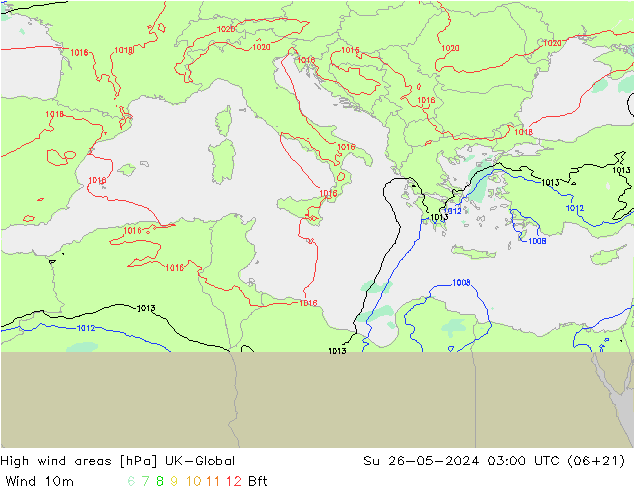 High wind areas UK-Global dim 26.05.2024 03 UTC