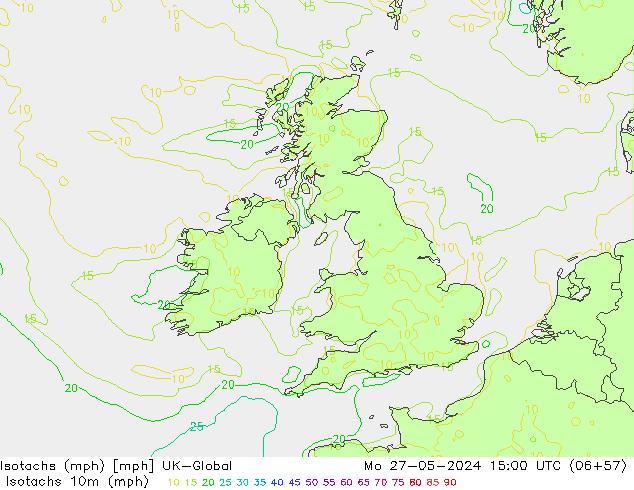 Isotachs (mph) UK-Global Mo 27.05.2024 15 UTC