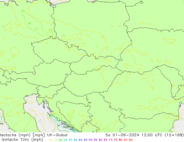 Isotachs (mph) UK-Global sam 01.06.2024 12 UTC
