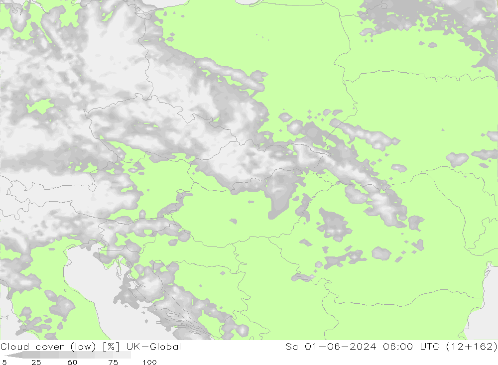 Bewolking (Laag) UK-Global za 01.06.2024 06 UTC