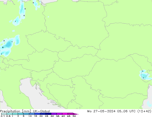 осадки UK-Global пн 27.05.2024 06 UTC