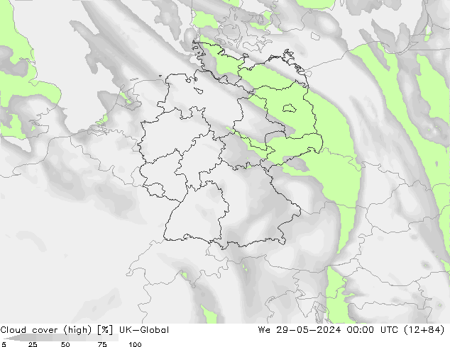 Bulutlar (yüksek) UK-Global Çar 29.05.2024 00 UTC