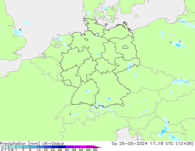 Niederschlag UK-Global Sa 25.05.2024 18 UTC