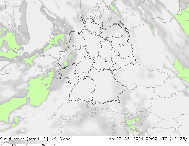 Bulutlar (toplam) UK-Global Pzt 27.05.2024 00 UTC