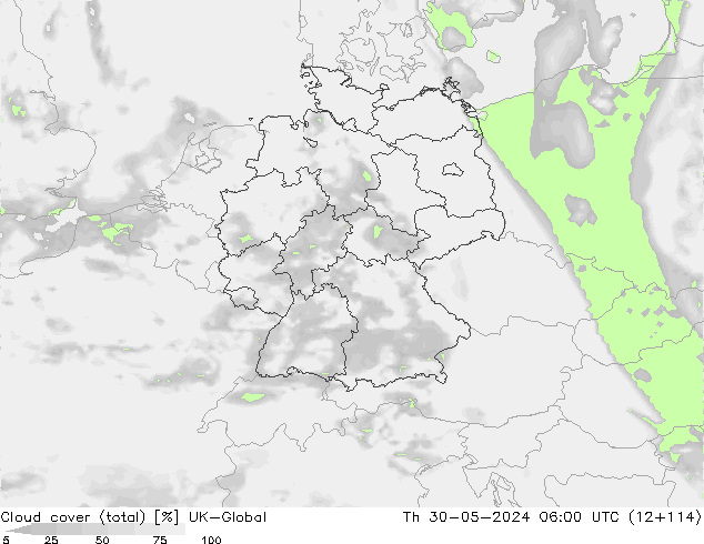 nuvens (total) UK-Global Qui 30.05.2024 06 UTC