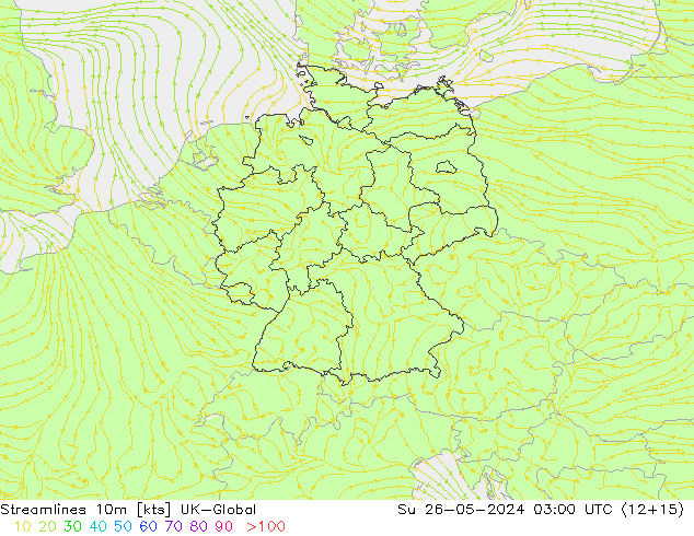 Streamlines 10m UK-Global Su 26.05.2024 03 UTC