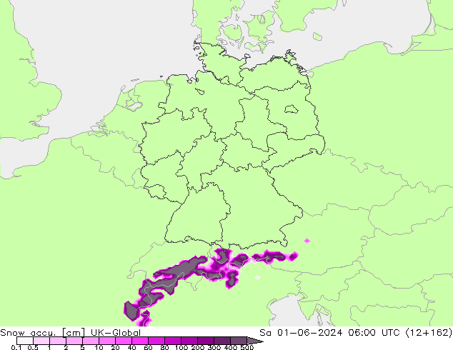 Snow accu. UK-Global so. 01.06.2024 06 UTC