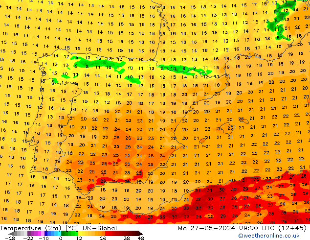 карта температуры UK-Global пн 27.05.2024 09 UTC
