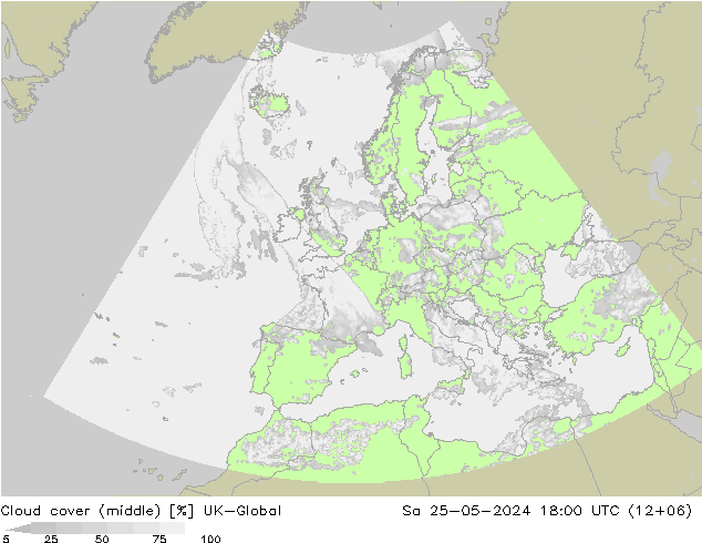 Nubes medias UK-Global sáb 25.05.2024 18 UTC