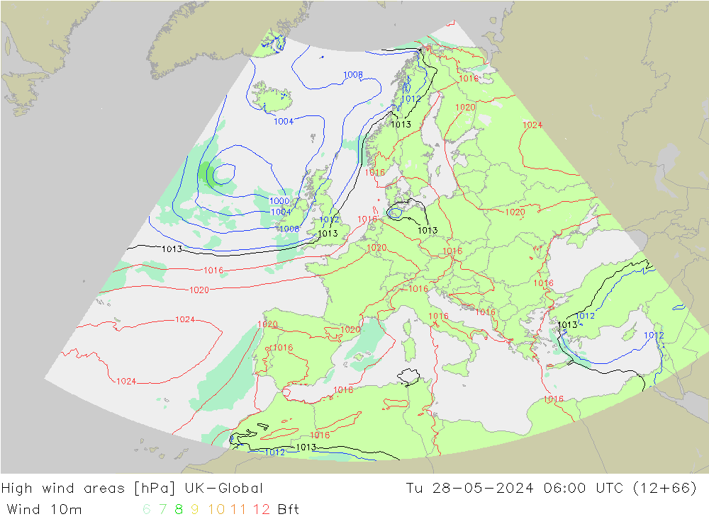 Izotacha UK-Global wto. 28.05.2024 06 UTC