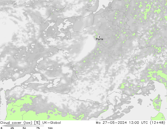 Wolken (tief) UK-Global Mo 27.05.2024 12 UTC