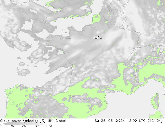 Wolken (mittel) UK-Global So 26.05.2024 12 UTC