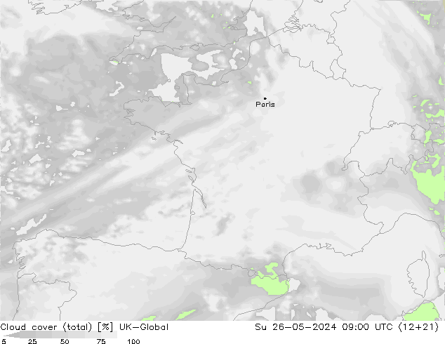 nuvens (total) UK-Global Dom 26.05.2024 09 UTC