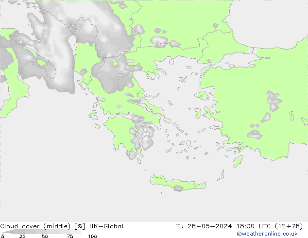 облака (средний) UK-Global вт 28.05.2024 18 UTC