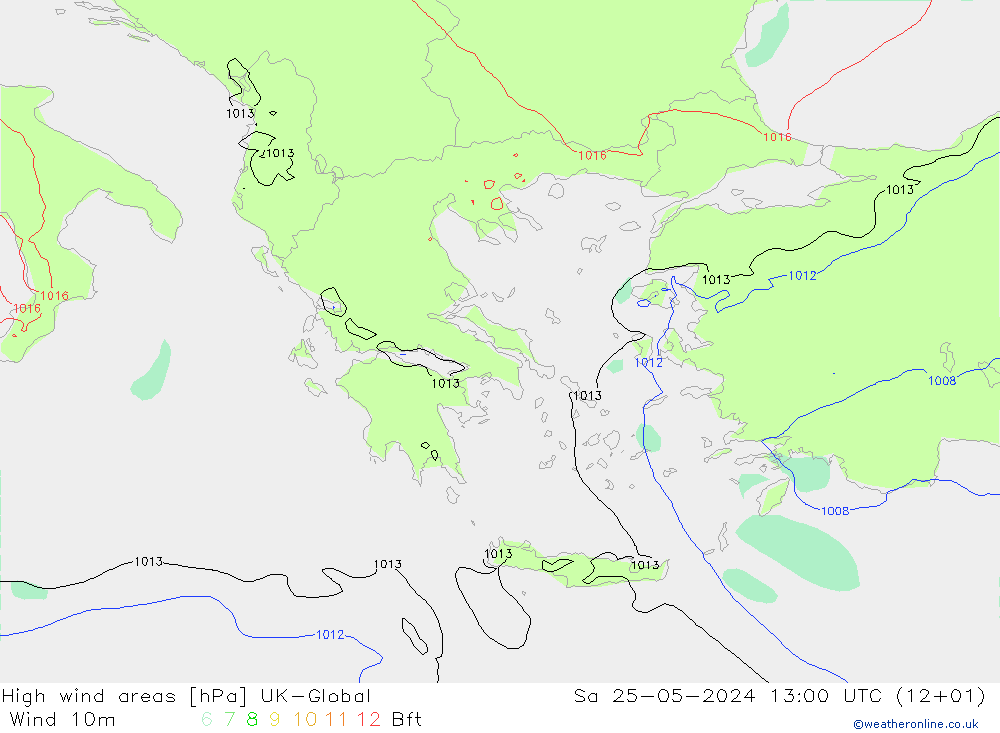 High wind areas UK-Global Sa 25.05.2024 13 UTC