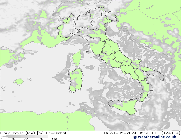 nízká oblaka UK-Global Čt 30.05.2024 06 UTC