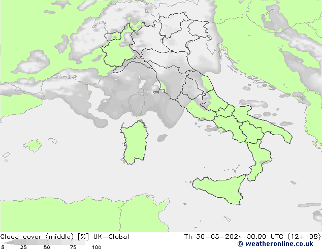 Bewolking (Middelb.) UK-Global do 30.05.2024 00 UTC