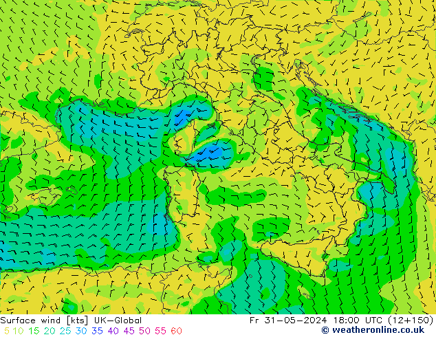 ветер 10 m UK-Global пт 31.05.2024 18 UTC