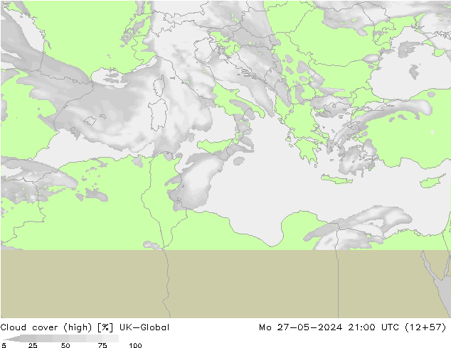 zachmurzenie (wysokie) UK-Global pon. 27.05.2024 21 UTC
