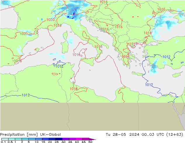 Precipitation UK-Global Tu 28.05.2024 03 UTC