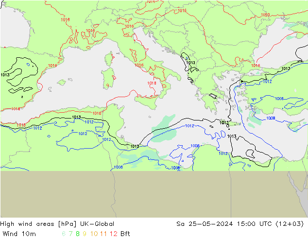 High wind areas UK-Global Sa 25.05.2024 15 UTC