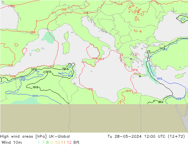 High wind areas UK-Global Ter 28.05.2024 12 UTC