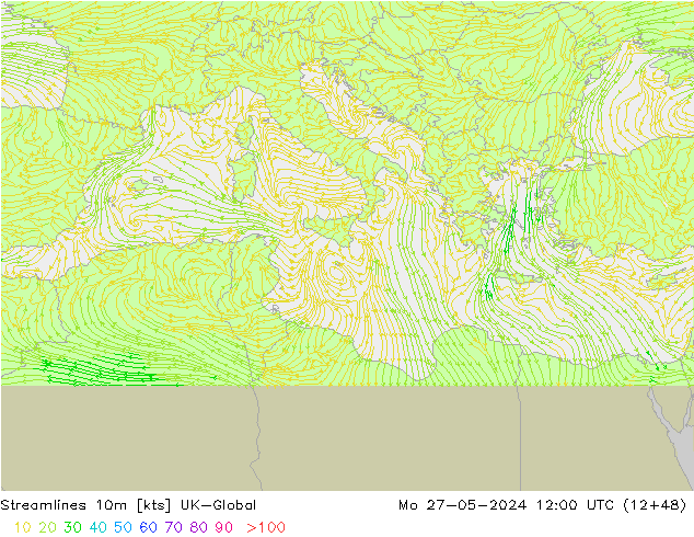 ветер 10m UK-Global пн 27.05.2024 12 UTC