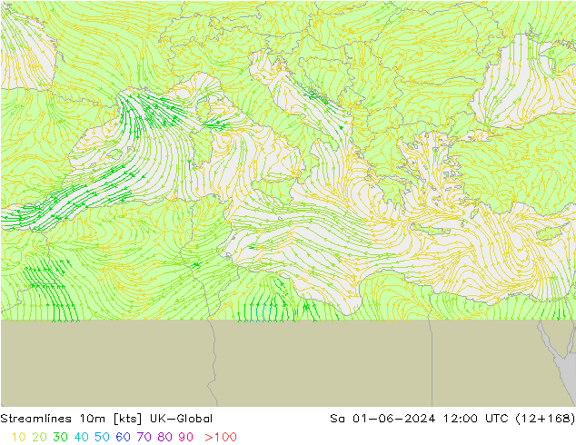 ветер 10m UK-Global сб 01.06.2024 12 UTC