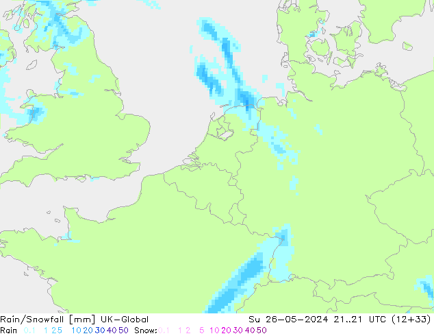 Regen/Sneeuwval UK-Global zo 26.05.2024 21 UTC