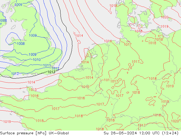 Bodendruck UK-Global So 26.05.2024 12 UTC