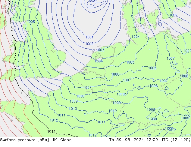 ciśnienie UK-Global czw. 30.05.2024 12 UTC