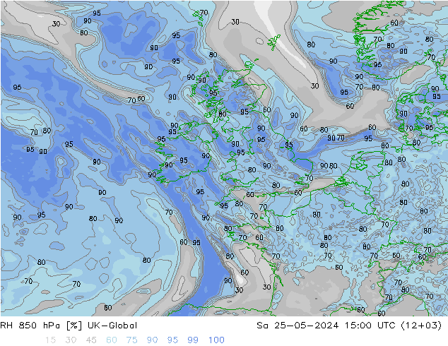 850 hPa Nispi Nem UK-Global Cts 25.05.2024 15 UTC