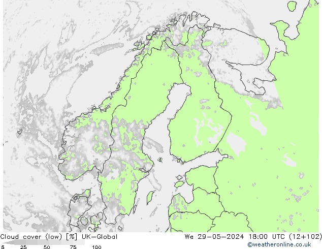 Wolken (tief) UK-Global Mi 29.05.2024 18 UTC