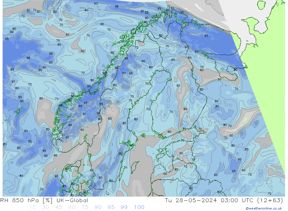 RH 850 hPa UK-Global wto. 28.05.2024 03 UTC