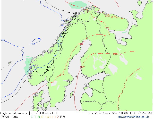 High wind areas UK-Global Seg 27.05.2024 18 UTC