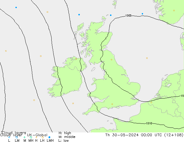 Cloud layer UK-Global Per 30.05.2024 00 UTC