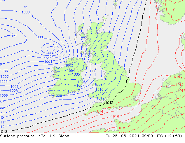 pressão do solo UK-Global Ter 28.05.2024 09 UTC