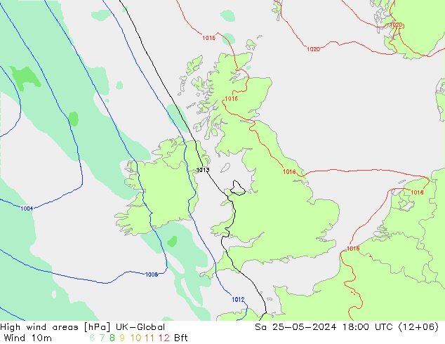 High wind areas UK-Global Sa 25.05.2024 18 UTC