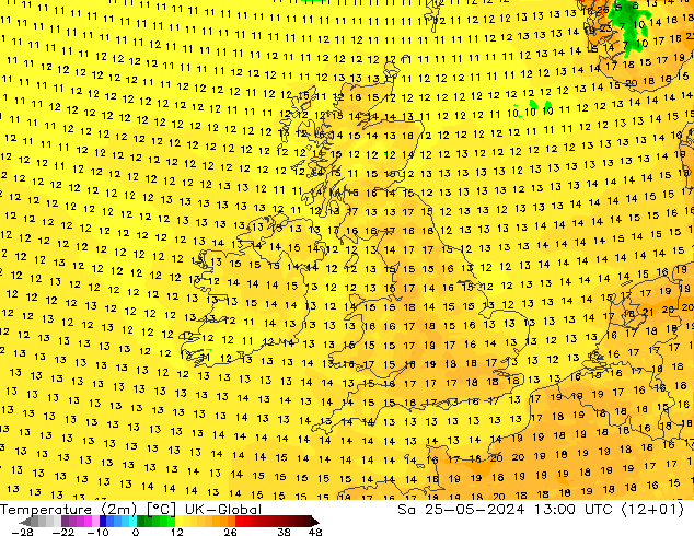карта температуры UK-Global сб 25.05.2024 13 UTC