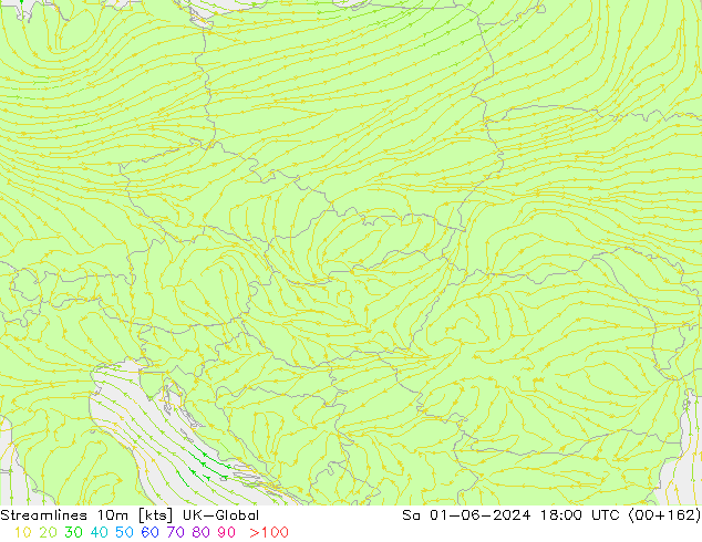 Streamlines 10m UK-Global Sa 01.06.2024 18 UTC