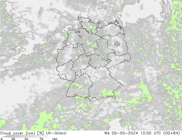 Bulutlar (düşük) UK-Global Çar 29.05.2024 12 UTC