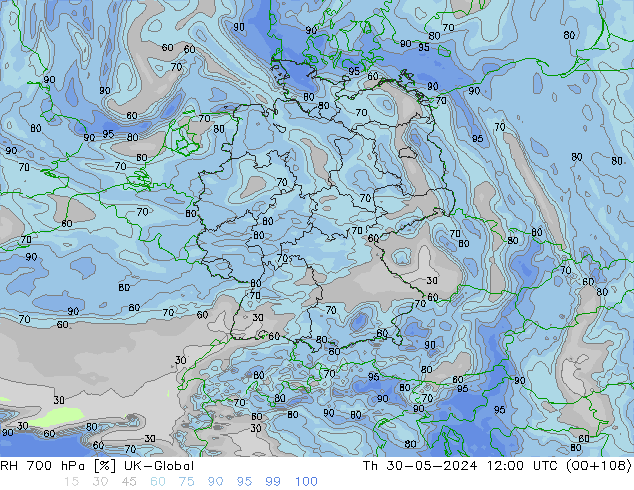 RV 700 hPa UK-Global do 30.05.2024 12 UTC