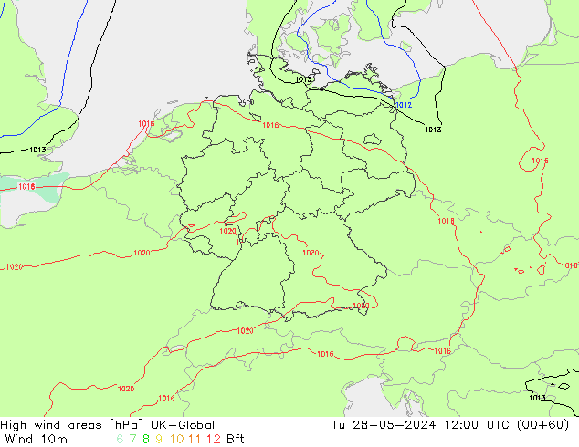 High wind areas UK-Global mar 28.05.2024 12 UTC