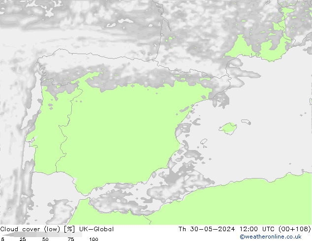 Nubi basse UK-Global gio 30.05.2024 12 UTC