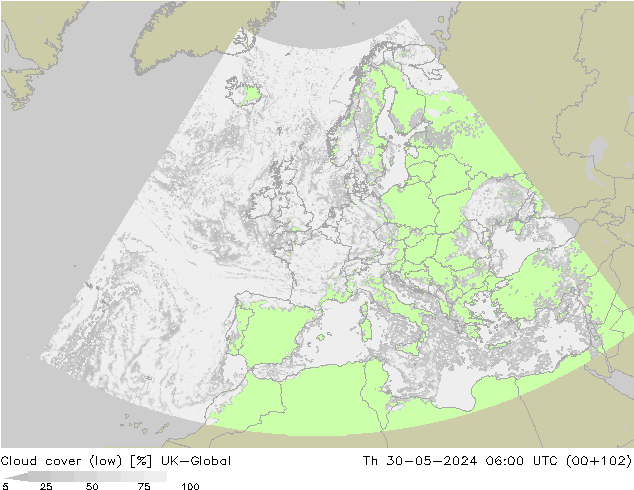 Bulutlar (düşük) UK-Global Per 30.05.2024 06 UTC