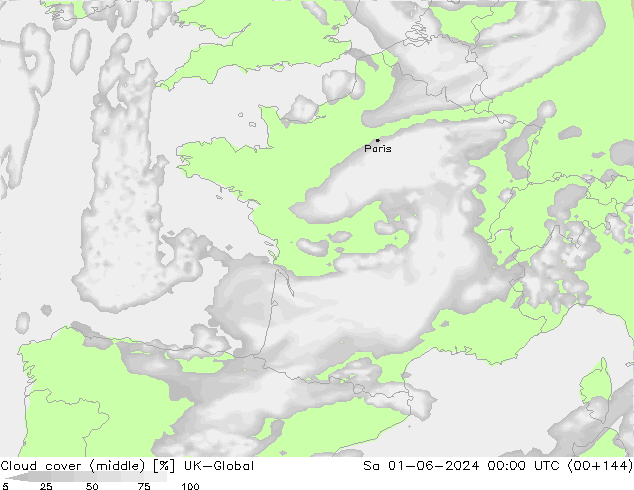 Cloud cover (middle) UK-Global Sa 01.06.2024 00 UTC